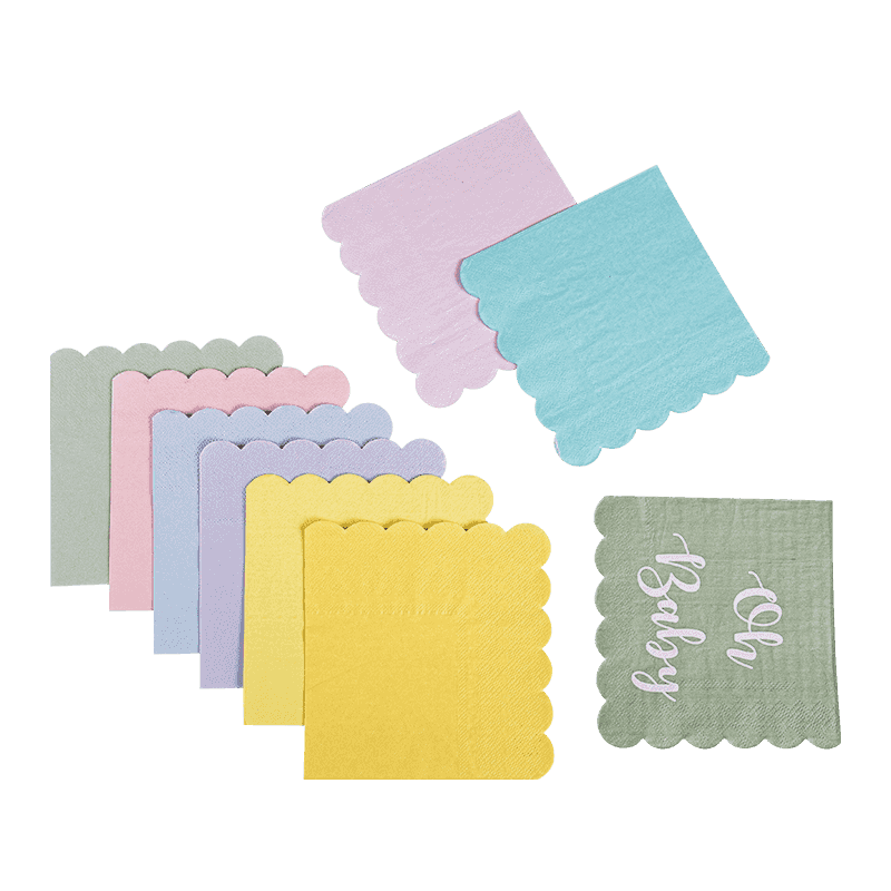 24x24 colorido guardanapos de corte de alta qualidade SJ6101