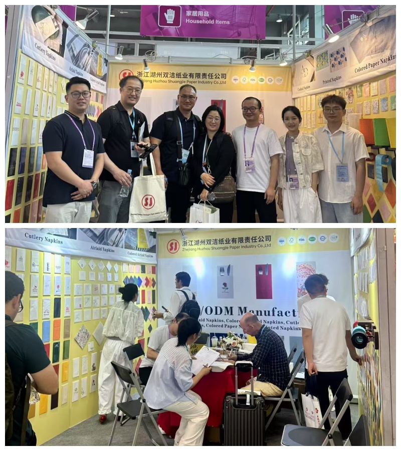 Shuangjie Paper foi apresentado na 137ª Feira de Importação e Exportação da China, e os produtos de papel verde atraíram muita atenção